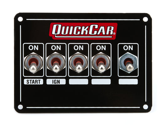QuickCar Extreme Dual Ignition w/3-Wheel Brake 5 Sw. Panel