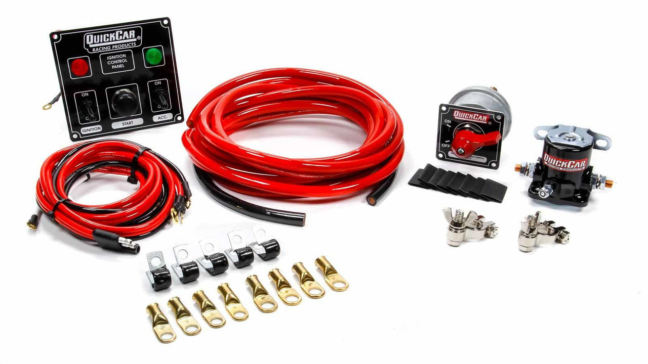 QuickCar 4 AWG Wiring Kit w/50-822 Switch Panel