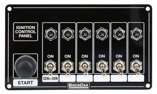 QuickCar 6 Switches & 1 Button w/Breakers