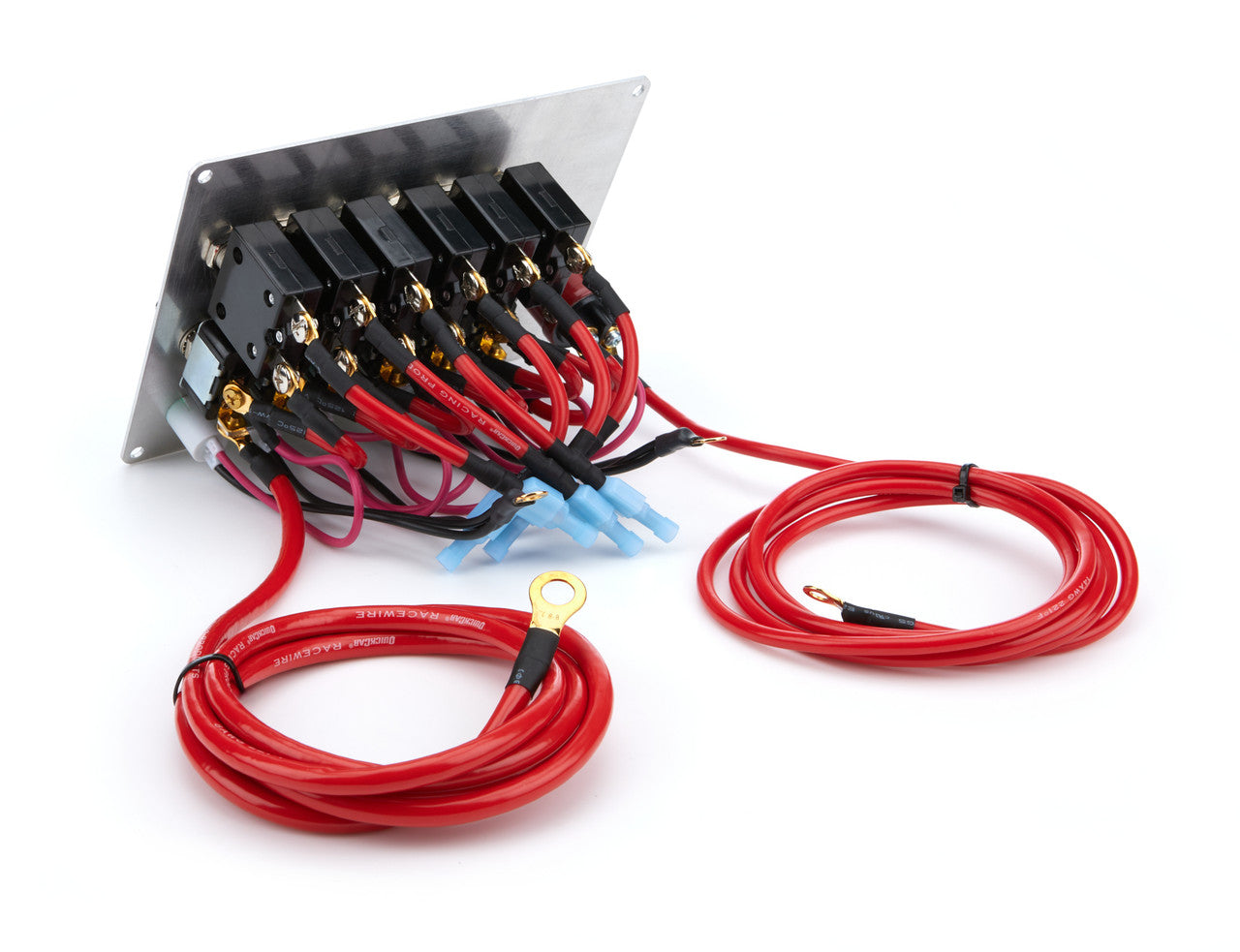 QuickCar 6 Switches & 1 Button w/Lights & Circuit Breakers