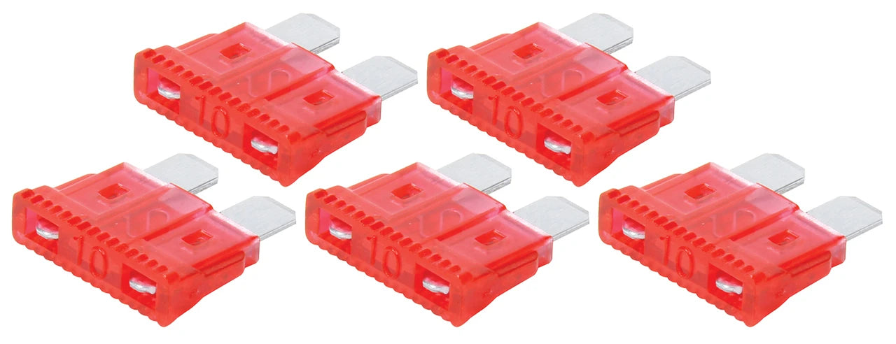 QuickCar 10 Amp ATC Fuse Red 5pk