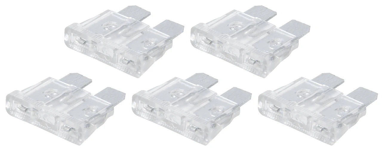 QuickCar 25 Amp ATC Fuse Clear 5pk