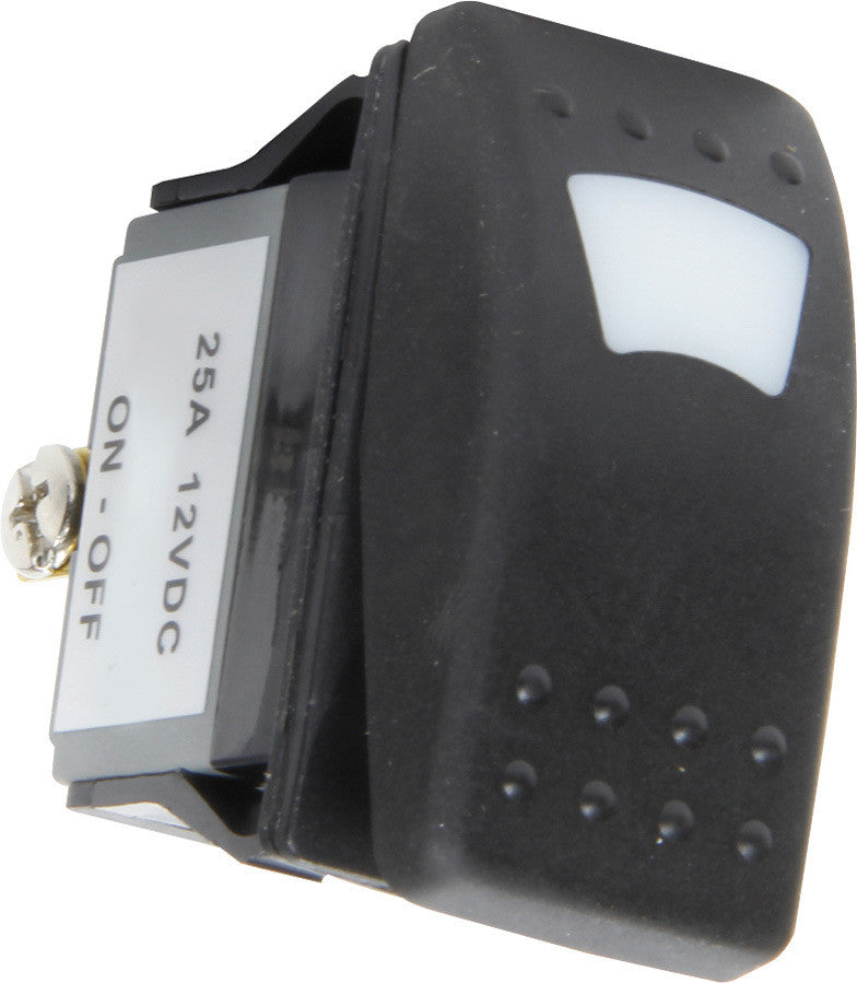 QuickCar On/Off Green Lit Rocker Switch