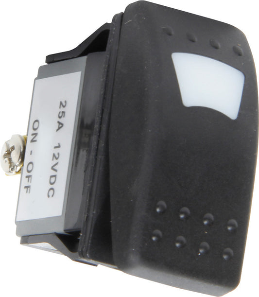 QuickCar On/Off Green Lit Rocker Switch