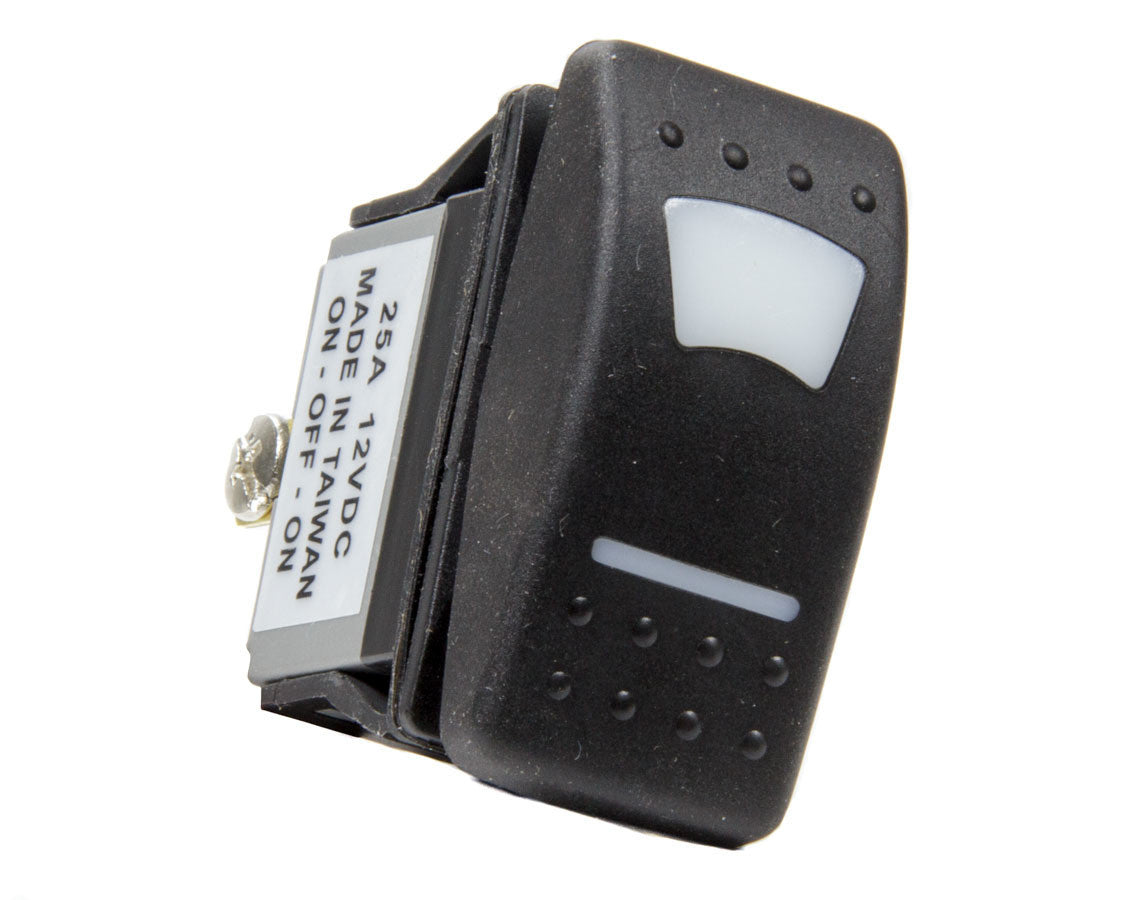 QuickCar On/Off/On Green Lit Rocker Switch