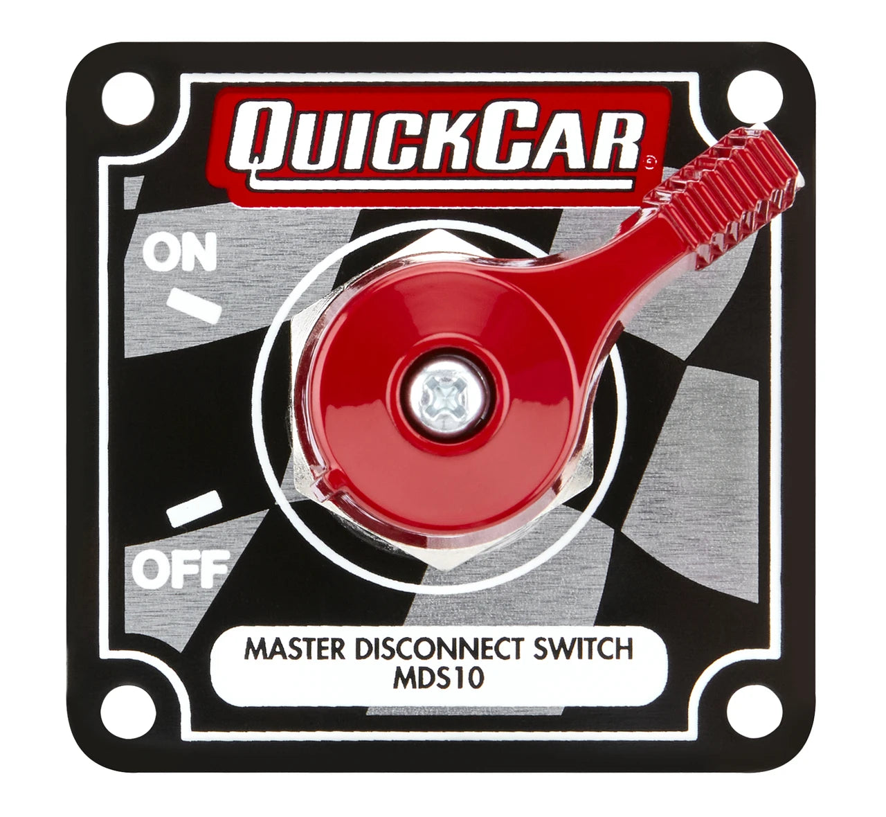 QuickCar Master Disconnect Switch with Flag Plate