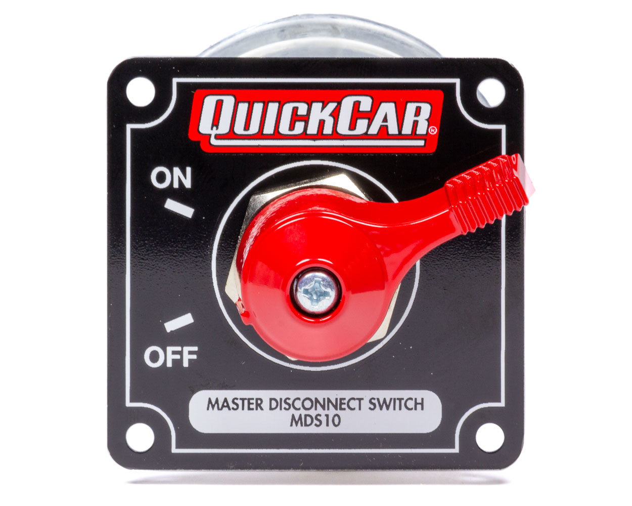 QuickCar Master Disconnect Switch with Black Plate