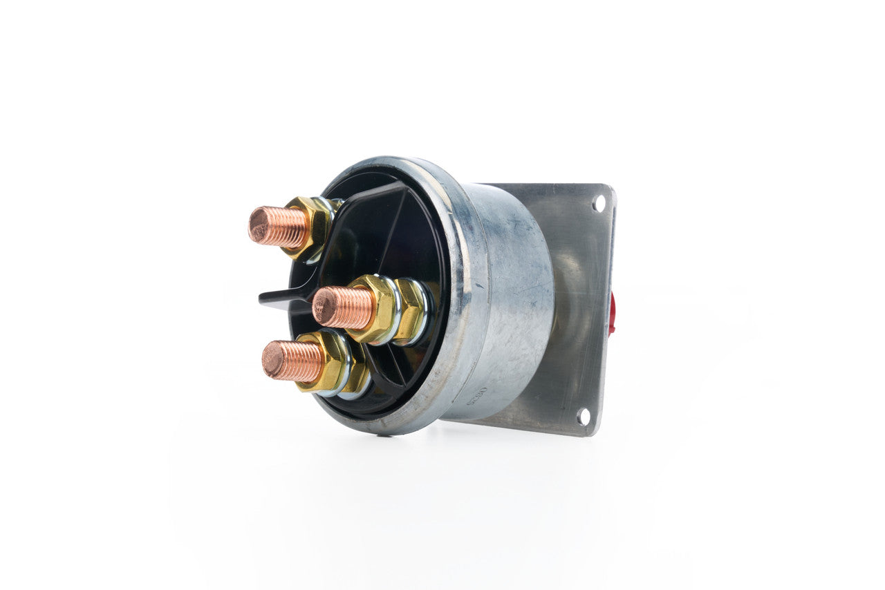 QuickCar Battery Switch - Black Plate, 250 Amp, 3-Post