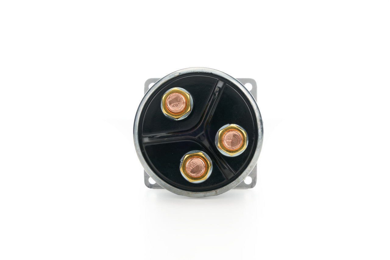 QuickCar Battery Switch - Black Plate, 250 Amp, 3-Post