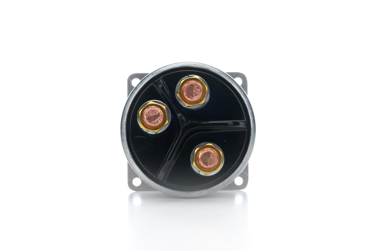 QuickCar Battery Switch - Silver Plate, 250 Amp, 3-Post