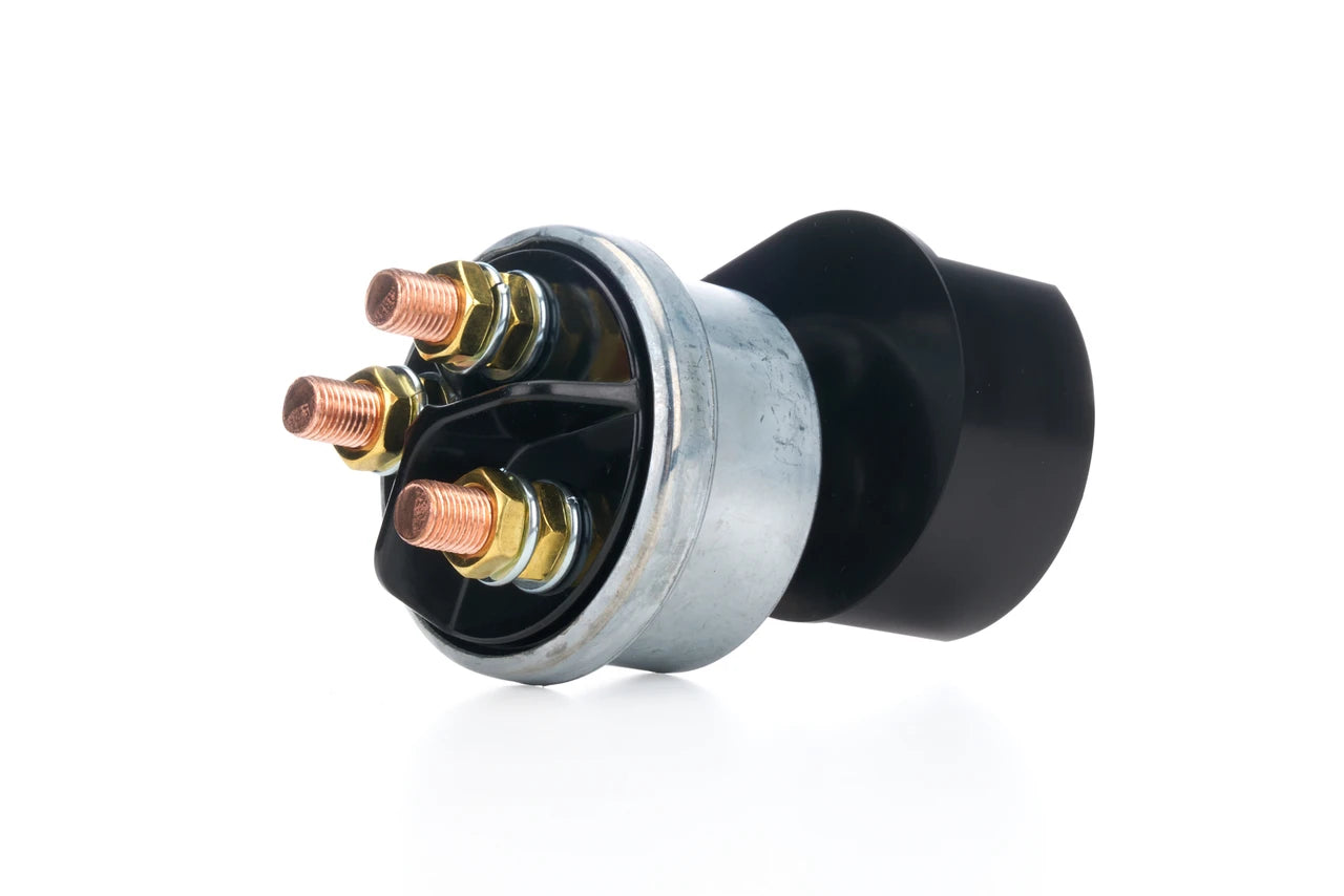 QuickCar Battery Switch - Rock Guard, 250 Amp, 3-Post