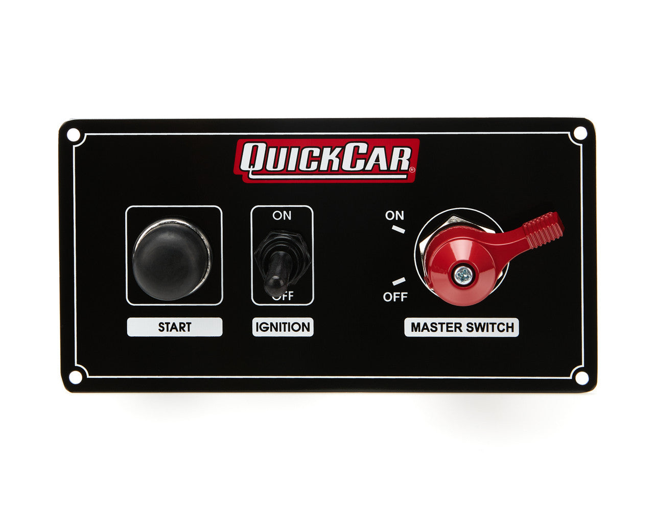 QuickCar Ignition Panel w/MSD & 1 Acc. Switch
