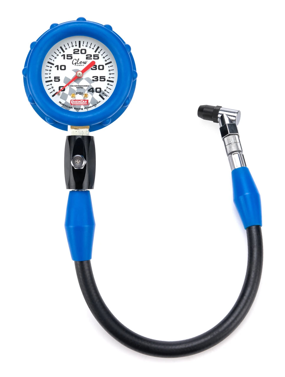 QuickCar 0-40 PSI Glow in the Dark Tire Pressure Gauge