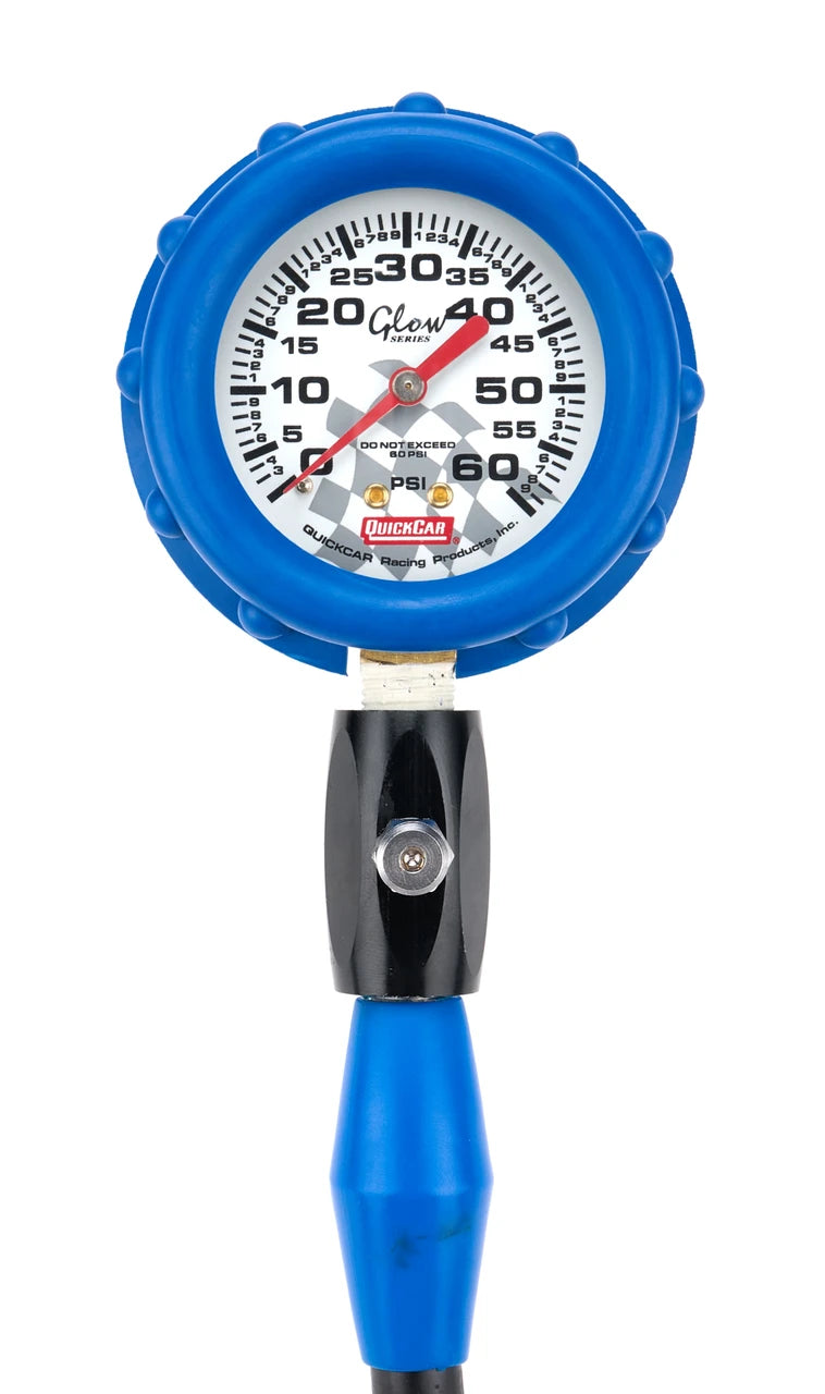 QuickCar 60 PSI Glow in the Dark Tire Pressure Gauge