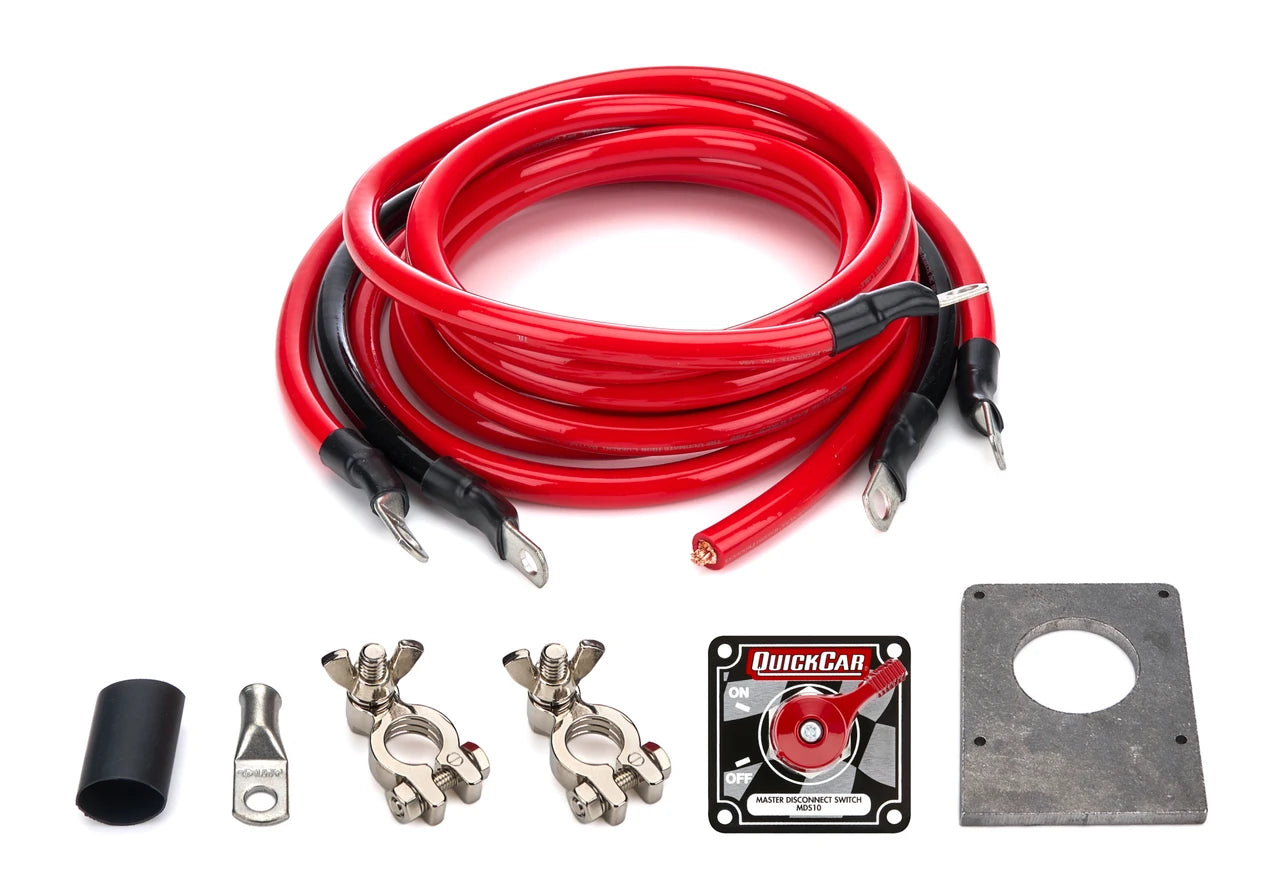 QuickCar Battery Cable Kit - 2 Gauge, Crown Vic