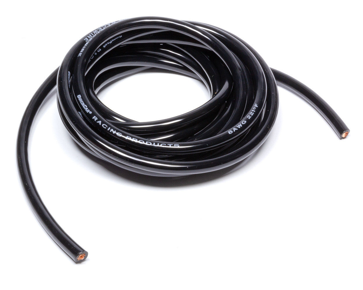 QuickCar 8-Gauge Black Cable 10Ft.