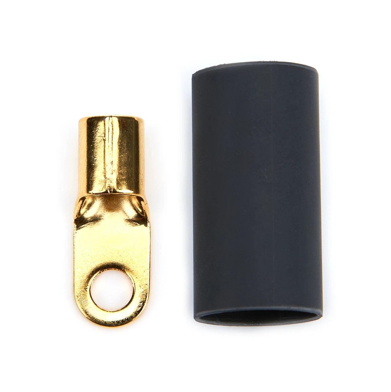 QuickCar #8 Ring Terminal 8 Ga. with heat shrink Pair