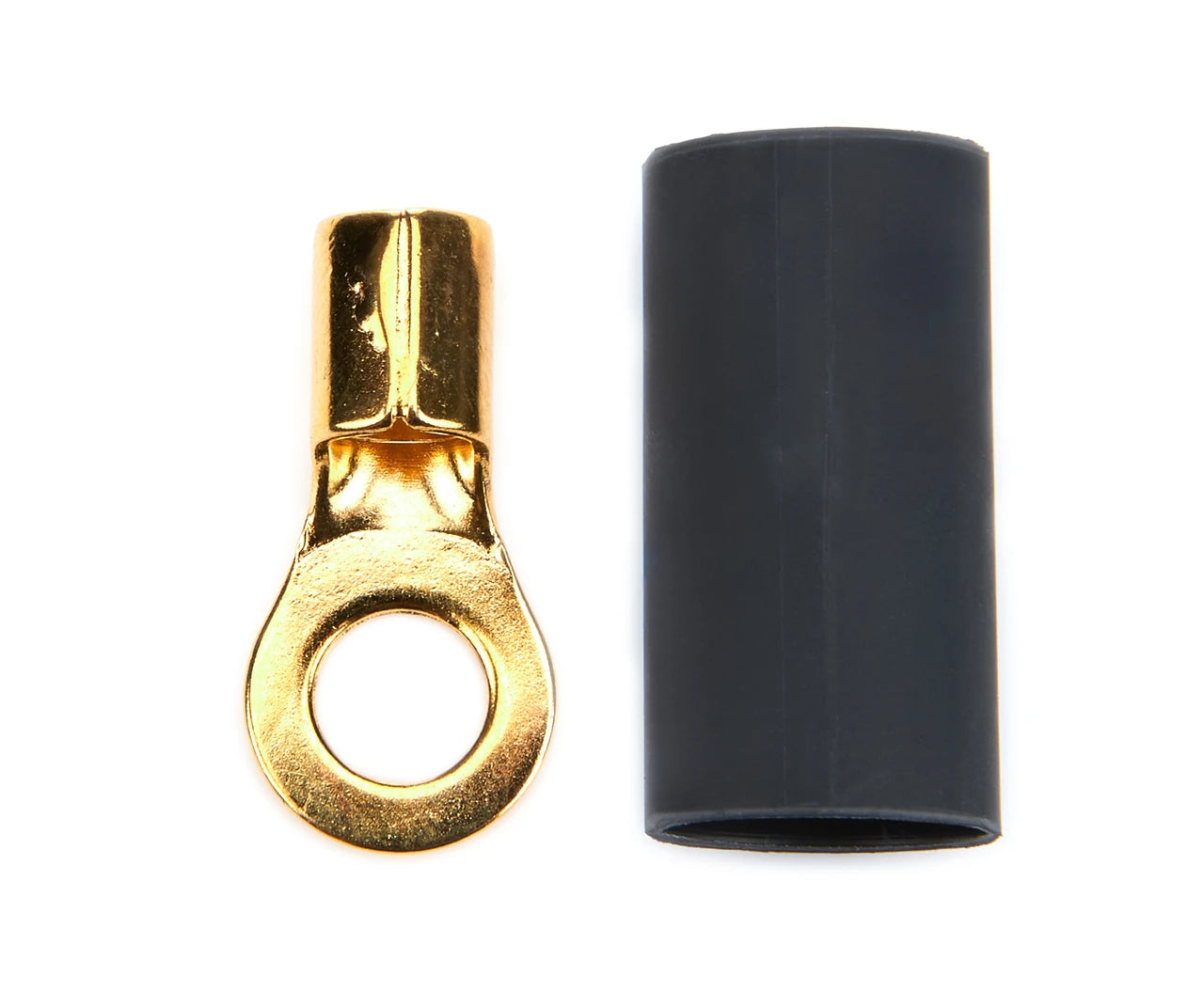 QuickCar 1/4" Ring Terminal 8 Ga. with heat shrink 50 Pack