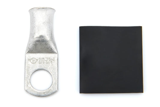 QuickCar Ring Terminal 2 Ga. 3/8" Hole with heat shrink 20 Pack