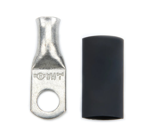 QuickCar Ring Terminal 8 Ga. 1/4" Hole with heat shrink 20 Pack