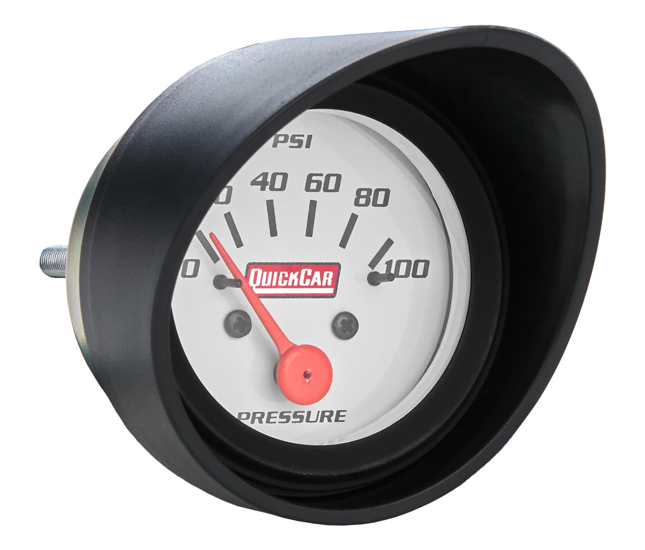 QuickCar Gauge Visor - Fits 2-1/16" Gauges, Black, each
