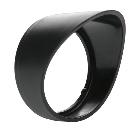 QuickCar Gauge Visor - Fits 2-1/16" Gauges, Black, each