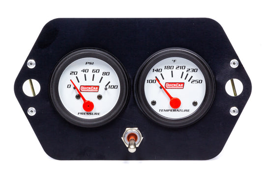 QuickCar Gauge Panel 2in Open Wheel w/Switch