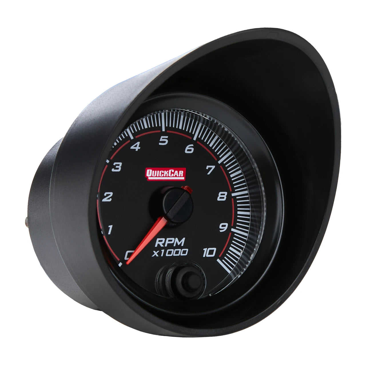 QuickCar Gauge Visor - Fits 2-5/8" Gauges, Black, each