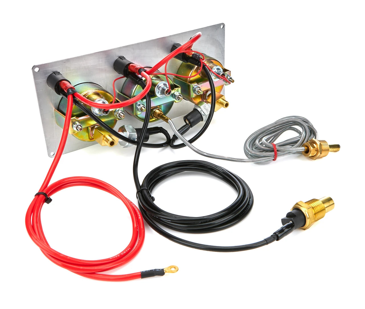 QuickCar Legend Gauge Panel - Flag Plate, OP/WT/WP