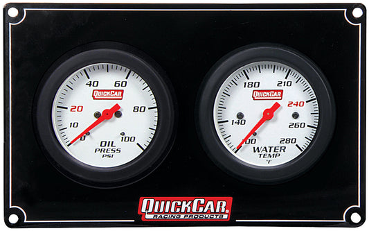 QuickCar Extreme 2 Gauge Panel OP/WT