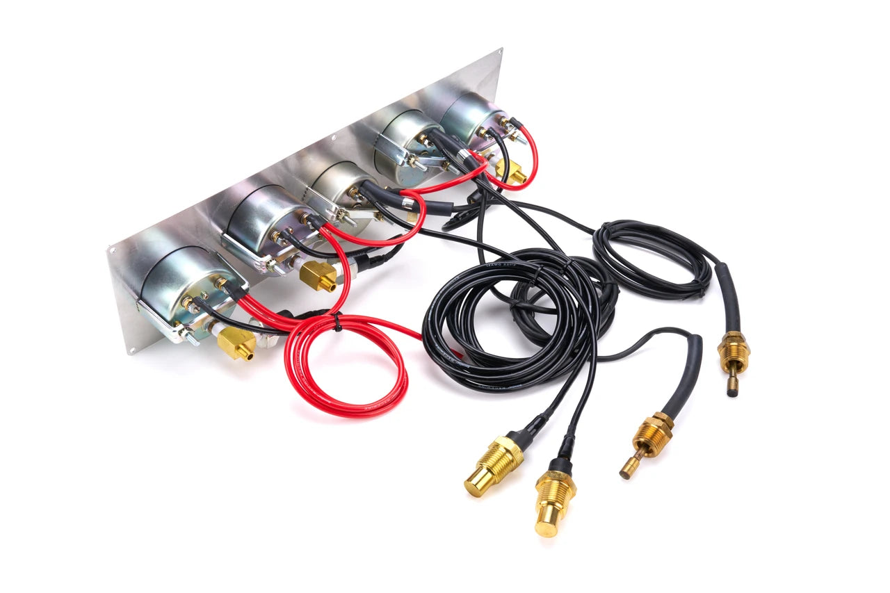 QuickCar 5 Gauge Extreme Panel OP/WT/OT/FP/WP