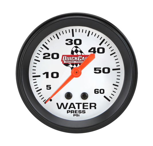 QuickCar Legend Gauge - Water Pressure, 0-60 PSI, 2-5/8"