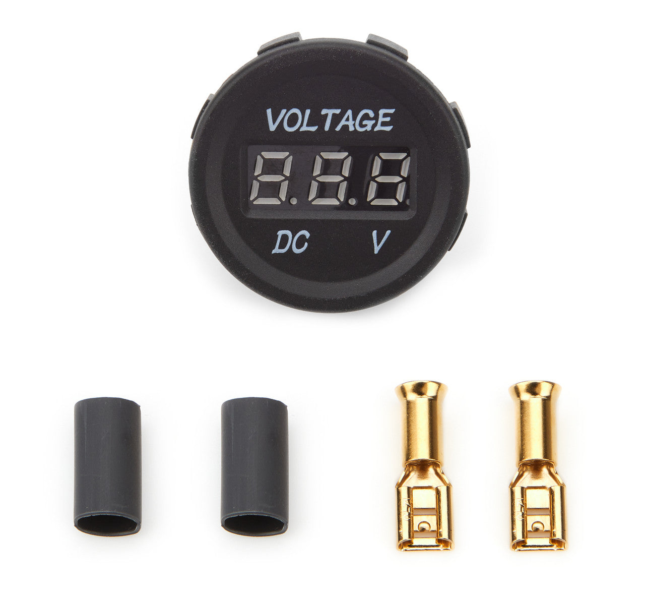 QuickCar Volt Gauge 1-3/8in Blue LED