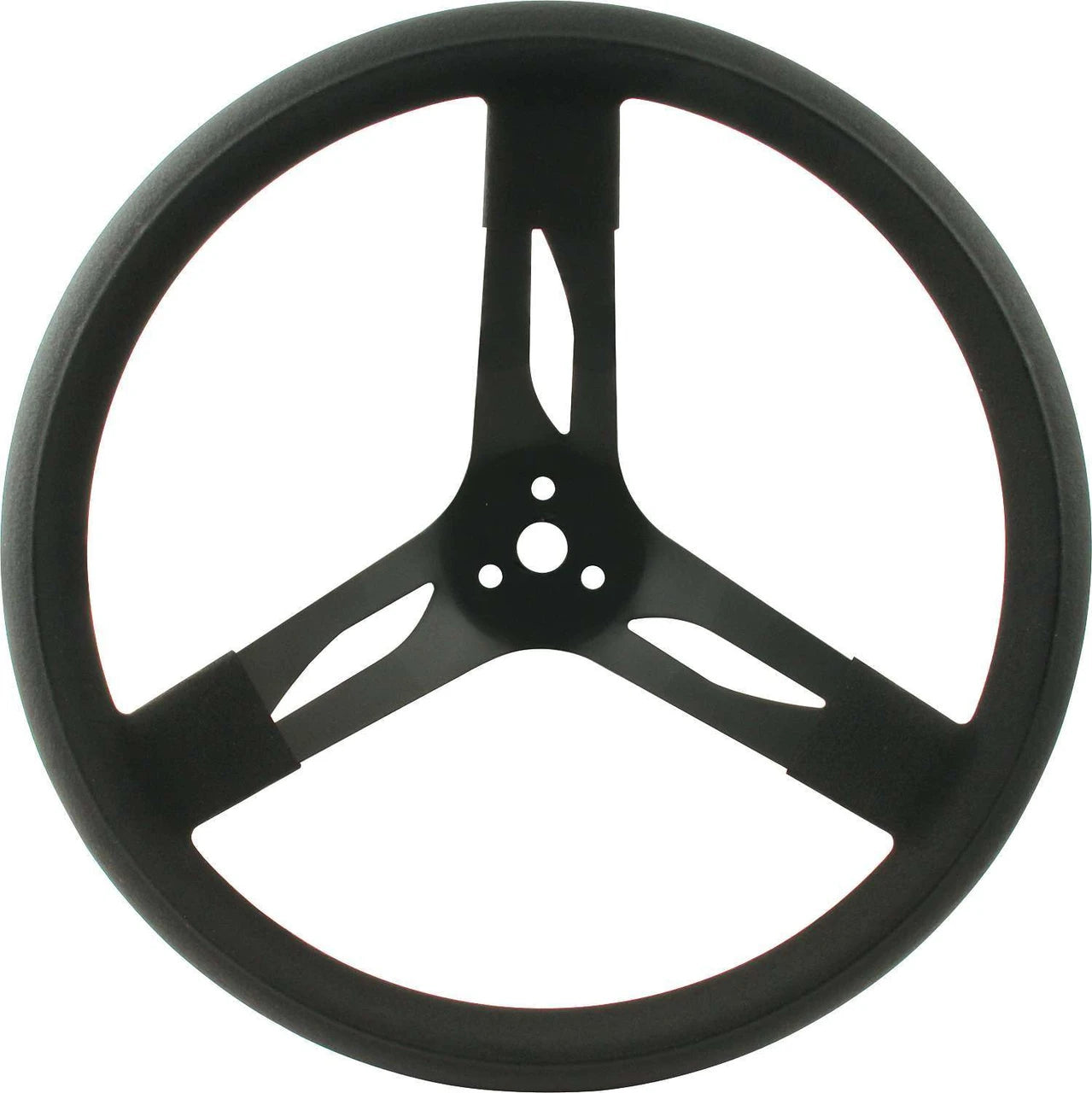 QuickCar Black 15" Steel Steering Wheel