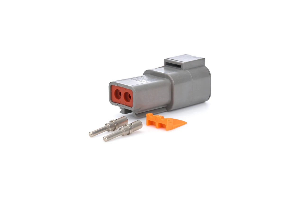 QuickCar Deutsch Connector - DTP, 2 Pin Receptacle