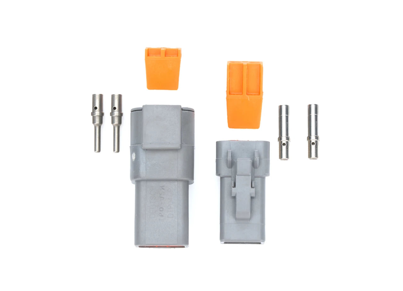 QuickCar Deutsch Connectors - DTP, 2 Pin Plug & Receptacle, kit