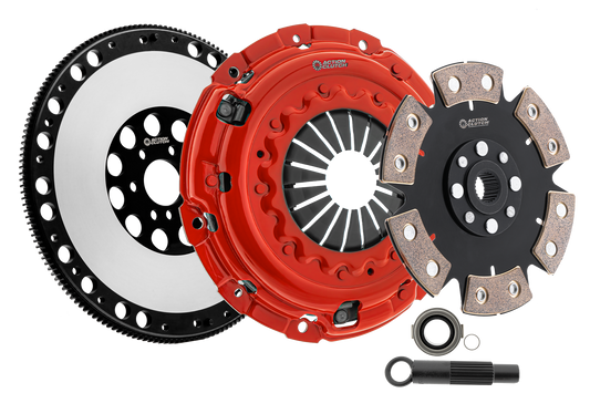 Action Clutch ACR-0597 Stage 4 Clutch Kit (1MD) with Lightened Flywheel for 2003-2012 Honda Accord 2.4L (K24A4)
