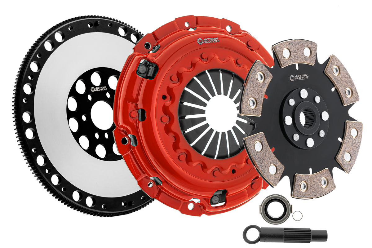 Action Clutch ACR-0501 Stage 6 Clutch Kit (2MD) with Lightened Flywheel for 2004-2008 Acura TSX 2.4L (K24A2)