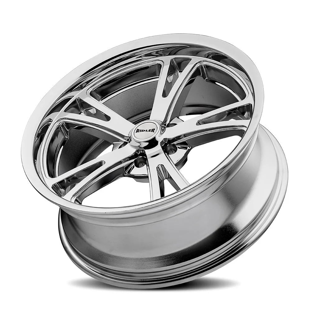 Ridler Wheels 606 20x8.5 5x120.65 0mm Chrome Wheel 606-2861C