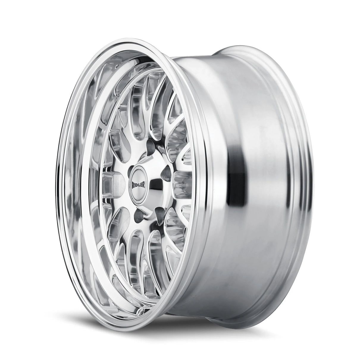 Ridler Wheels 607 20x10 5x120.65 0mm Polished Wheel 607-2161P