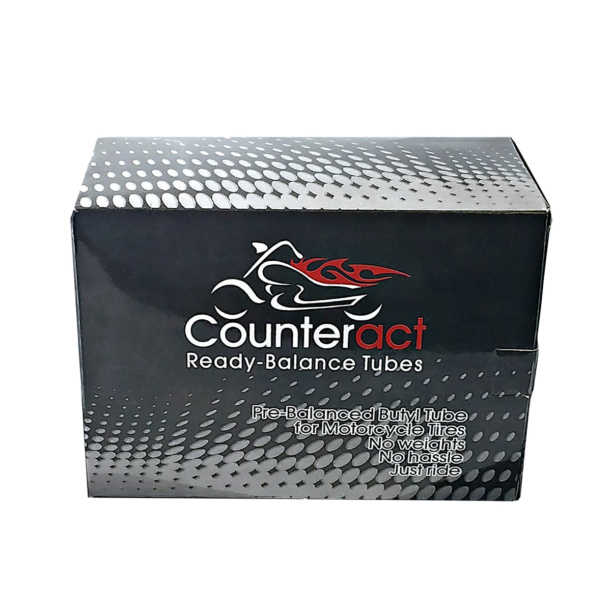 Counteract MKT-16 Pre-Balanced Motorcycle Inner Tube 2.50/2.75-10 with TR87 90 Degree Valve