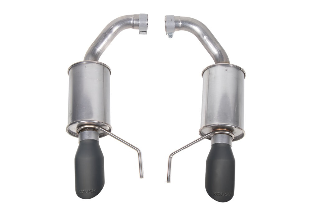 Roush Dual Tip Axle Back Exhaust for 2024 Ford Mustang GT Black Tips 422333-BLK