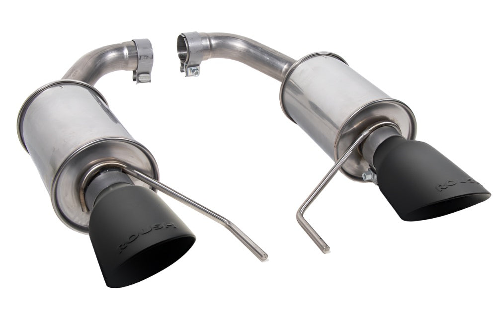 Roush Dual Tip Axle Back Exhaust for 2024 Ford Mustang GT Black Tips 422333-BLK