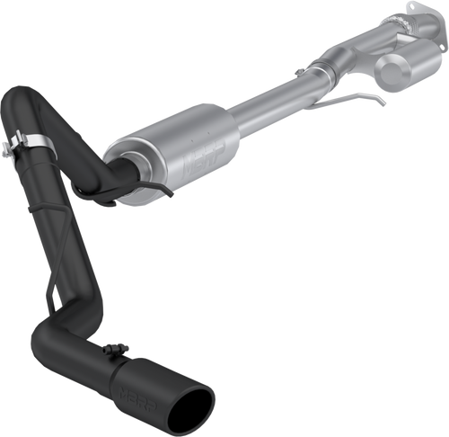 MBRP S5019BLK 3-Inch Cat-Back Exhaust - Black Single Side Exit - 2019+ Silverado / Sierra 1500 2.7L