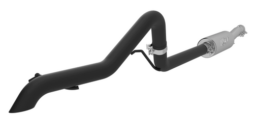 MBRP S5514BLK Cat-Back Exhaust System - 2007-2011 Jeep Wrangler JK | Black Coated