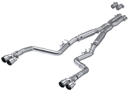 MBRP S7113AL Armor Lite Cat-Back Exhaust - Quad Rear Exit | 2015-2023 Dodge Challenger 5.7L/6.2L/6.4L HEMI