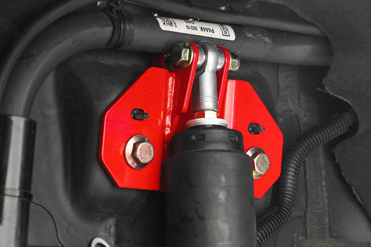 BMR Suspension 24-26 Ford Mustang Rear Steel Shock Mount - Red