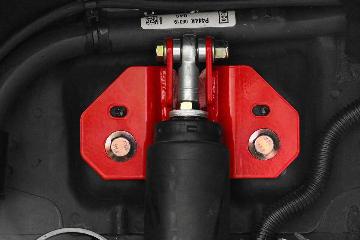 BMR Suspension 24-26 Ford Mustang Rear Steel Shock Mount - Red