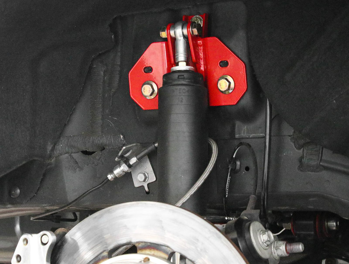 BMR Suspension 24-26 Ford Mustang Rear Steel Shock Mount - Red