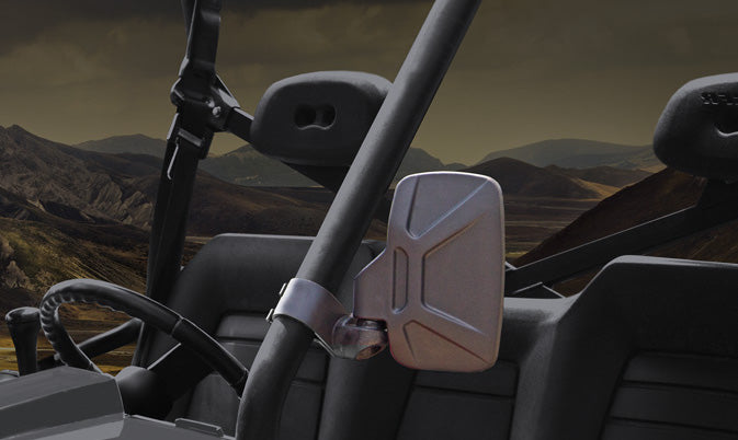 Seizmik 08+ Polaris/Kubota Breakaway Sideview Mirror - 1.5 in. Steel Clamp Pair 18081